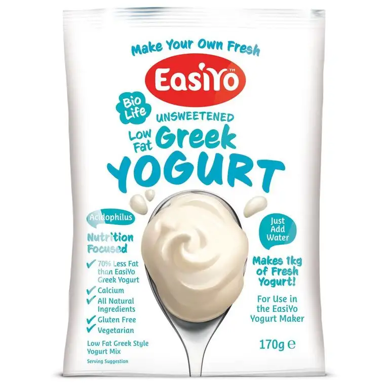 Easiyo Fettarme Griechischen Stil Joghurt Beutel, 170g