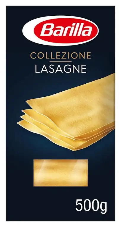 Barilla Hartweizen Pasta Collezione Lasagne – 1er Pack (1x500g)