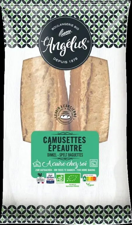 LANGELUS Bio Dinkel-Baguettes zum Aufbacken (2 x 400 gr)