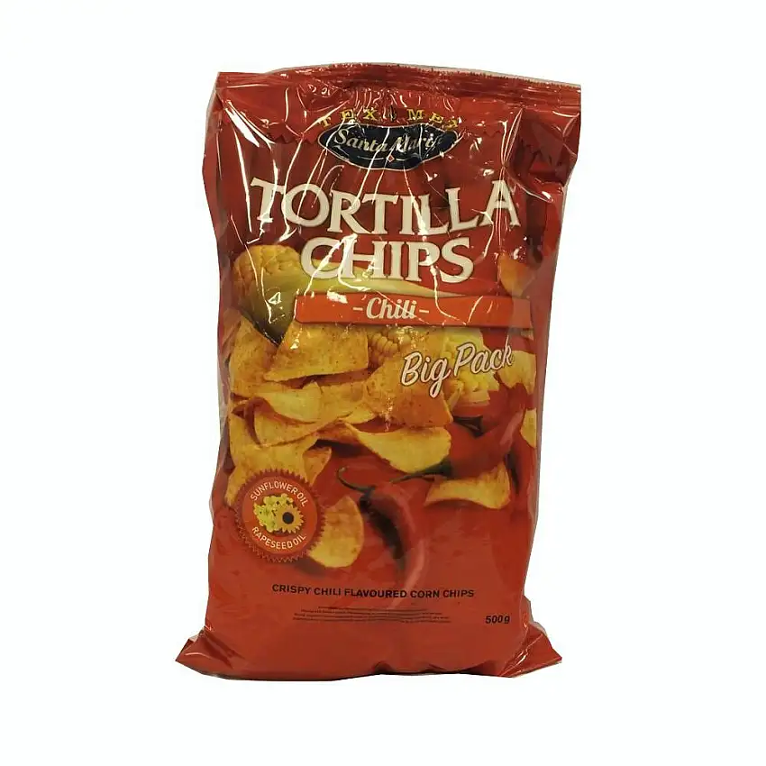 Santa Maria Tex Mex Tortilla Chips Chili - 500gr