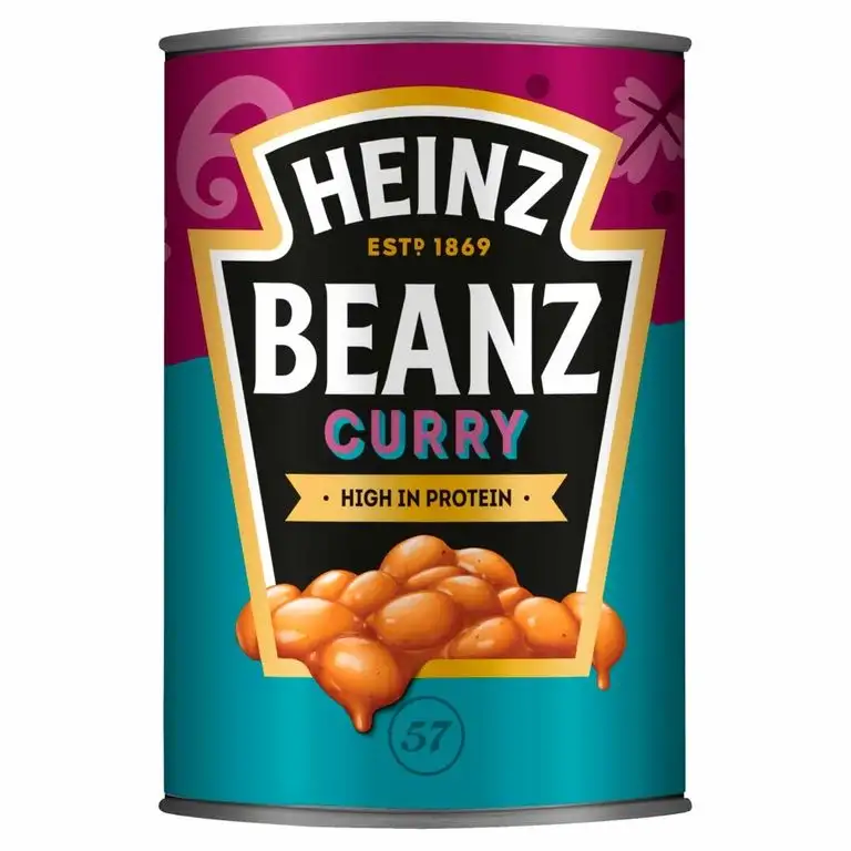Heinz Beanz Curry 390g - Gebackene Bohnen in Currysauce