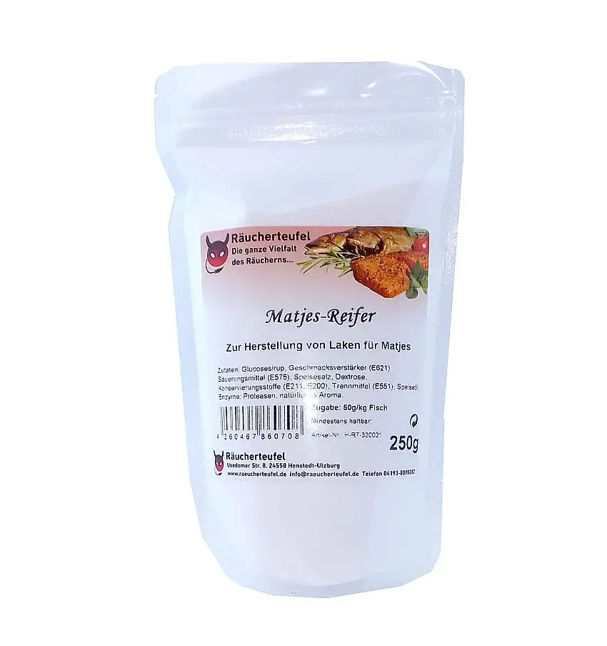 Räucherteufel Matjes-Gewürz / Reifer 250g, Matjesreifer, Hering