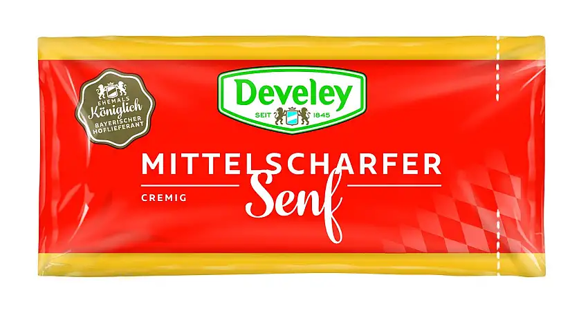 DEVELEY Mittelscharfer Senf, 200er Pack (200 x 15 ml)