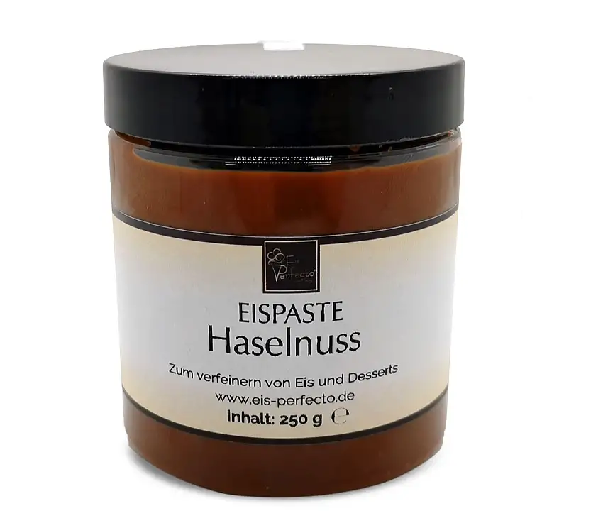 Haselnuss-Eispaste - 99% reine Tonda Gentile Trilobata Haselnuss │ Weltbekannt als "Piemont Haselnuss" │ für die Herstellung köstlicher selbstgemachter Leckereien │ Inhalt: 250 g