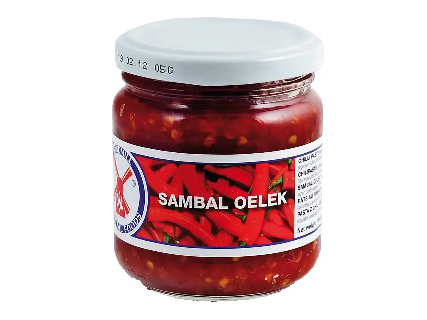 Windmill Chilipaste Sambal Oelek 200g, 12er Pack (12 x 200 g)