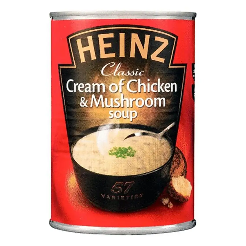 Heinz Klassische Cream of Chicken & Pilzsuppe (400g) - Packung mit 2