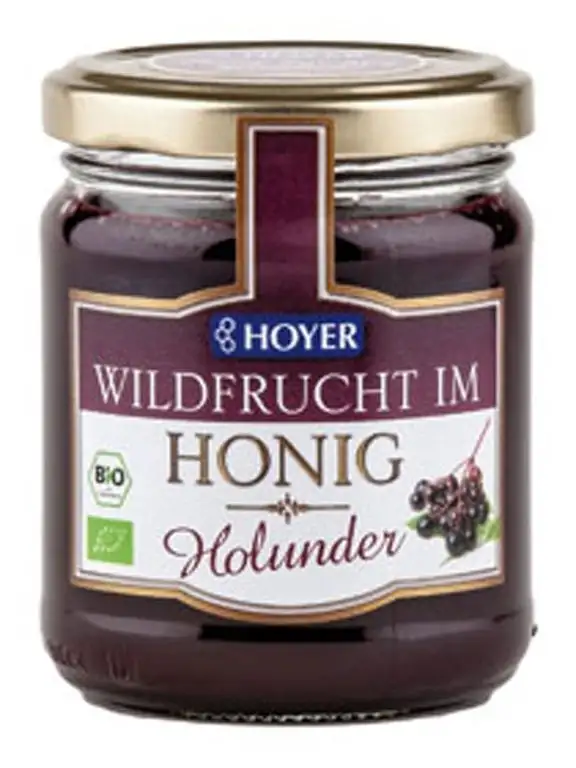 3er-SET Holunder Wildfrucht im Honig 250g Hoyer