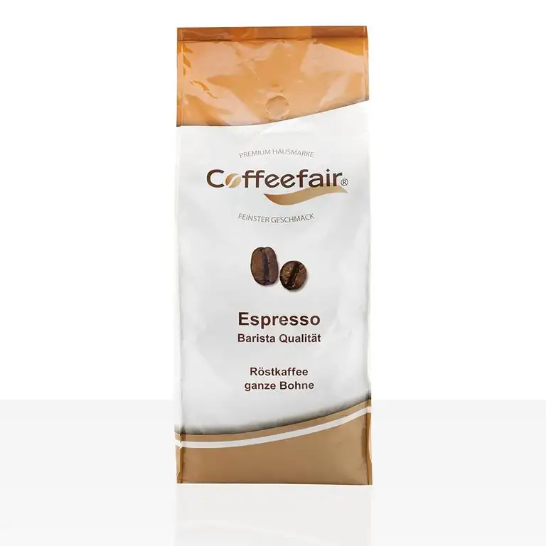 Coffeefair Espresso-Bohnen 1kg in Barista Qualität | ganze Kaffee-Bohne