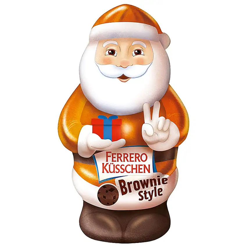 Ferrero Küsschen Weihnachtsmann Brownie Style, 70 g
