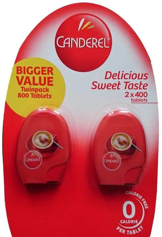Canderel kalorienarme Süßstoff 400 Tabletten (2 Stück)