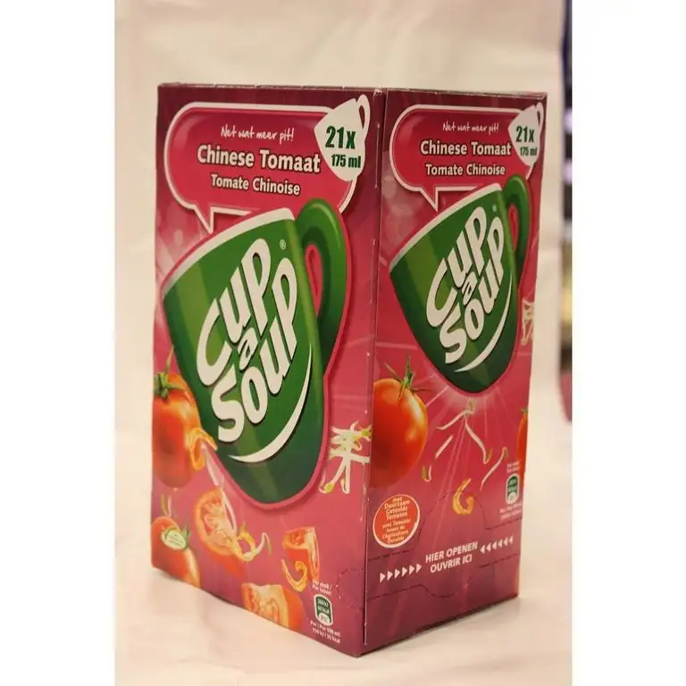 Unilever Chinesische Tomatensuppe, Coup a Soup, Tütensuppe, Tassensuppe, Unox, 21 x 175ml