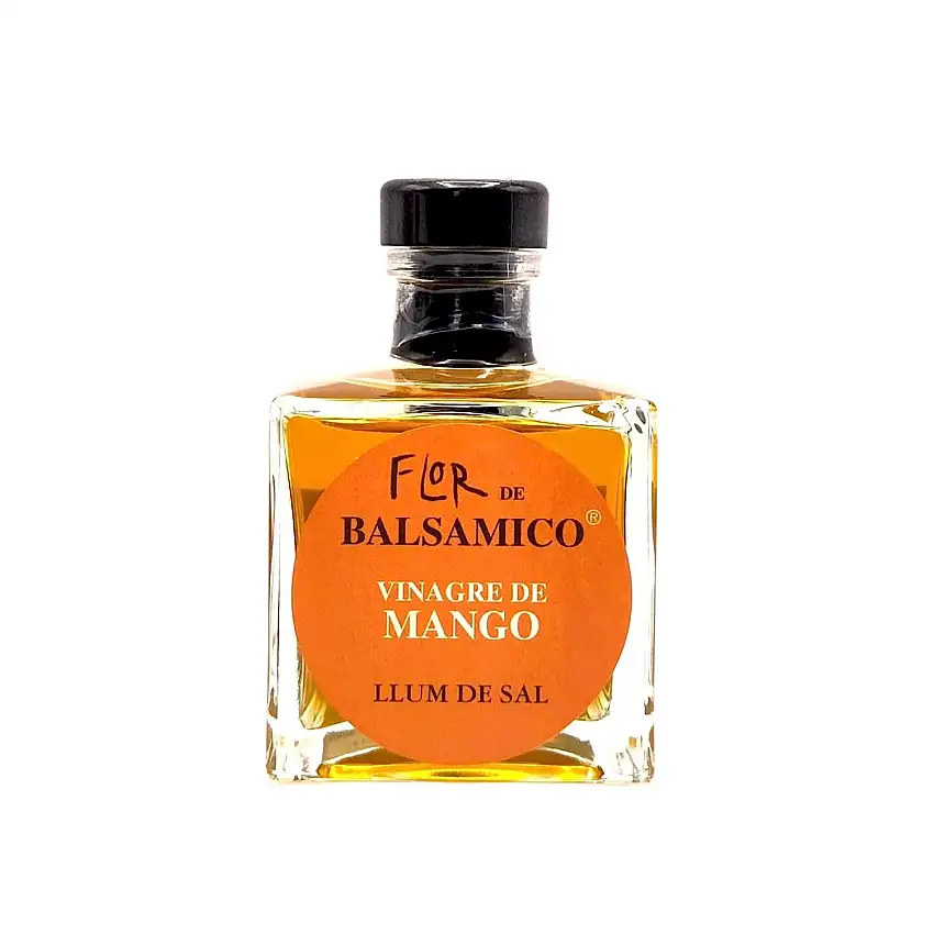 LLUM DE SAL Flor de Balsamico Flacon Vinagre de Mango - Mallorca Balsamico Gourmet Essig Mango (100ml)