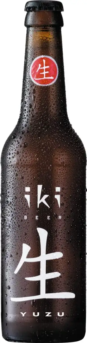 iKi Bio Bier Yuzu, mit grünem Tee und Yuzu, 4,5% vol, obergäriges Craft-Bier, Einweg (1 x 330 ml)