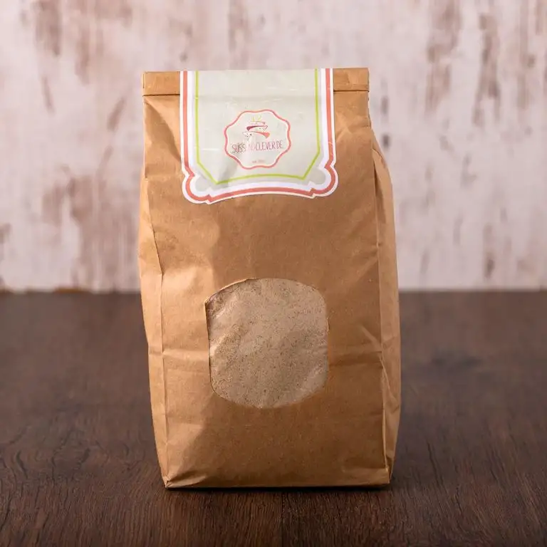 süssundclever.de® Bio Erdmandelmehl | gemahlene Erdmandeln | ungeschält | 1 kg | unbehandelt | plastikfrei und ökologisch-nachhaltig abgepackt