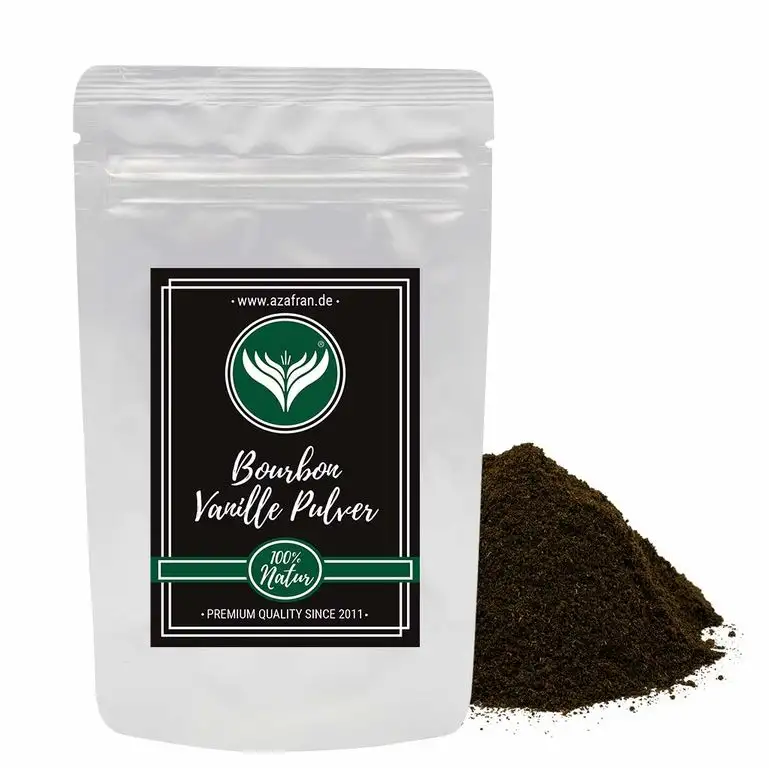 Azafran Bourbon Vanille gemahlen, Vanillepulver 50g