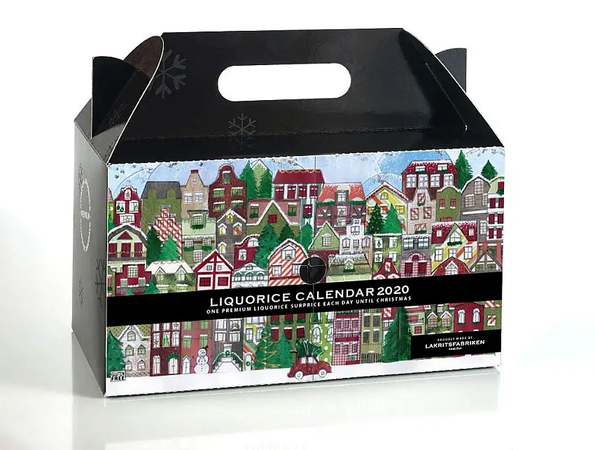 Lakritz Adventskalender "Haus"