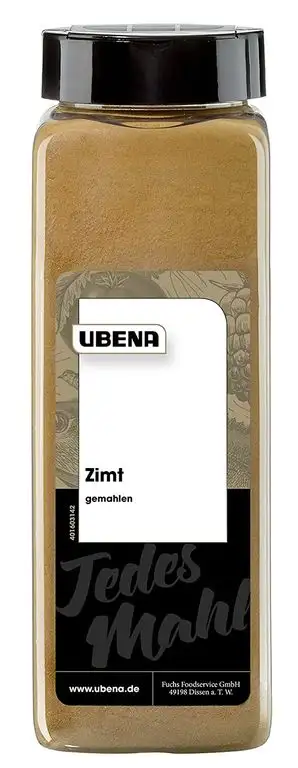 Ubena Zimt gemahlen 500 g Zimt-Gewürz Zimtpulver, Gewürz für Zimtschnecken und Kuchen, Weihnachtsgewürz, Menge: 1 Stück