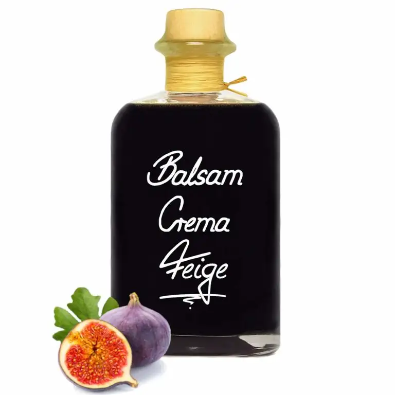 Balsamico Creme Feige 0,5L 3% Säure mit original Crema di Aceto Balsamico di Modena IGP
