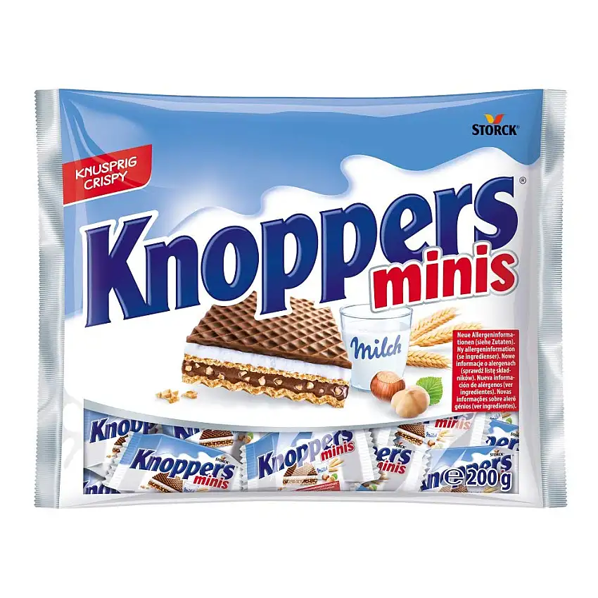 Knoppers minis (1 x 200g) / Das Frühstückchen in Mini-Größe