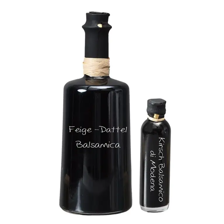 Wajos Feige-Dattel Crema Balsamica NUR SANFTE 3 % Säure! 0,5l I Sparset GRATIS dazu Oliv & Co. Kirsch Balsamico di Modena 40ml