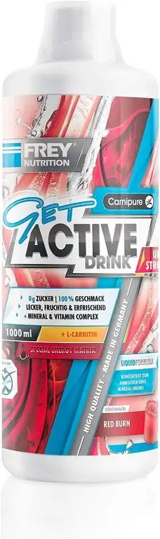 Frey Nutrition Get Active Ultra Strong - Red Berry, 1er Pack (1 x 1 kg)