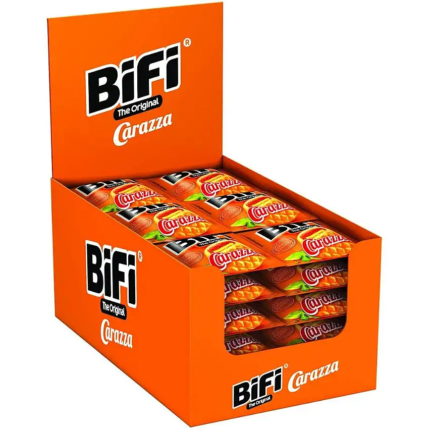 BiFi Carazza Original – 30er Pack (30 x 40g) – Herzhafter Pizzasnack zum Mitnehmen