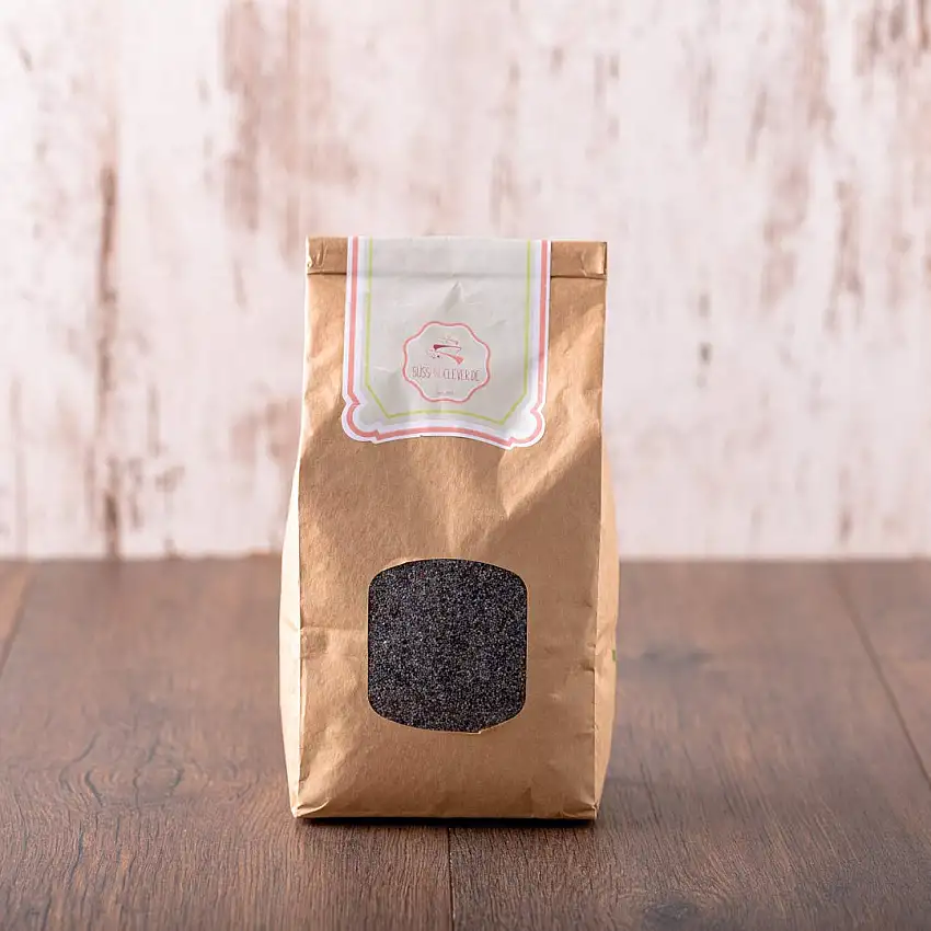 süssundclever.de® Bio Blaumohn | 1 kg | aus Deutschland | plastikfrei und ökologisch-nachhaltig abgepackt
