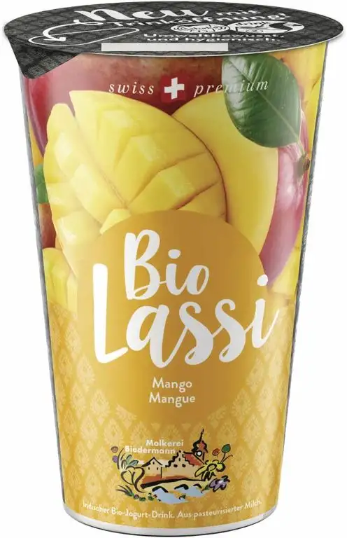 Molkerei Biedermann Bio Bio Lassi Mango (6 x 230 gr)