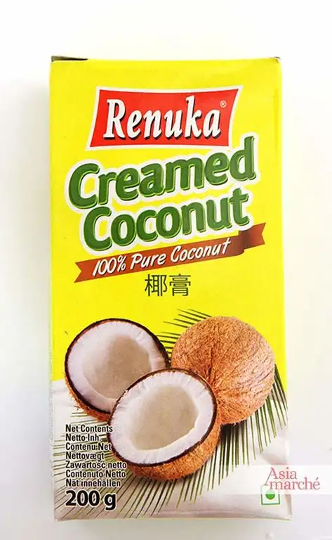Kokosrahmblock 68% Fett 200 gr Sri Lanka