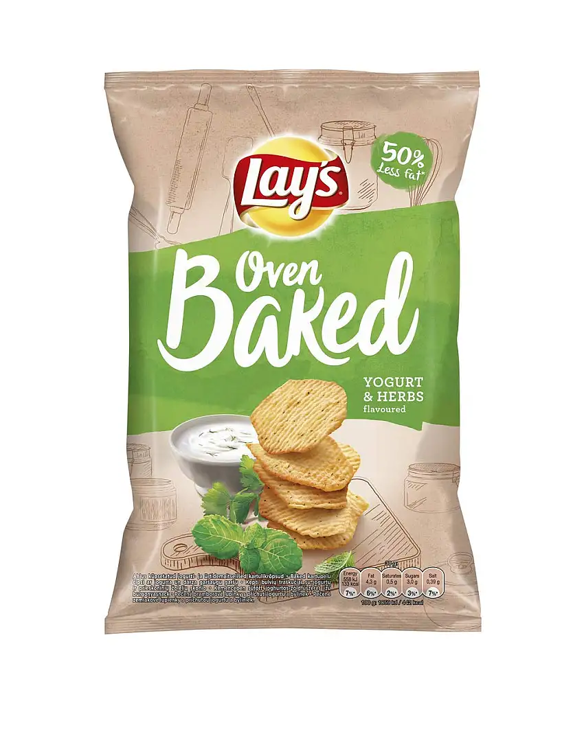 12x Lay's Baked Yogurt&Herbs 125g