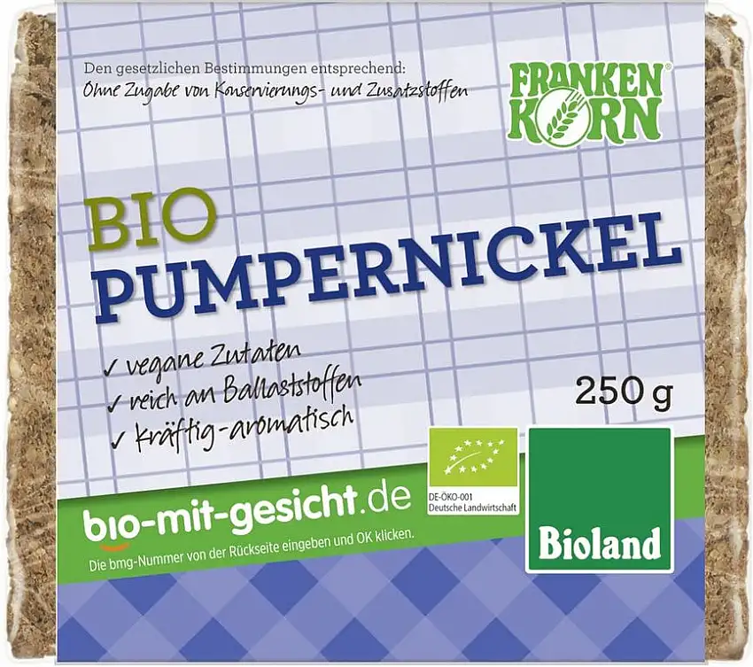 Frankenkorn Bio Frankenkorn Bioland Pumpernickel (2 x 250 gr)