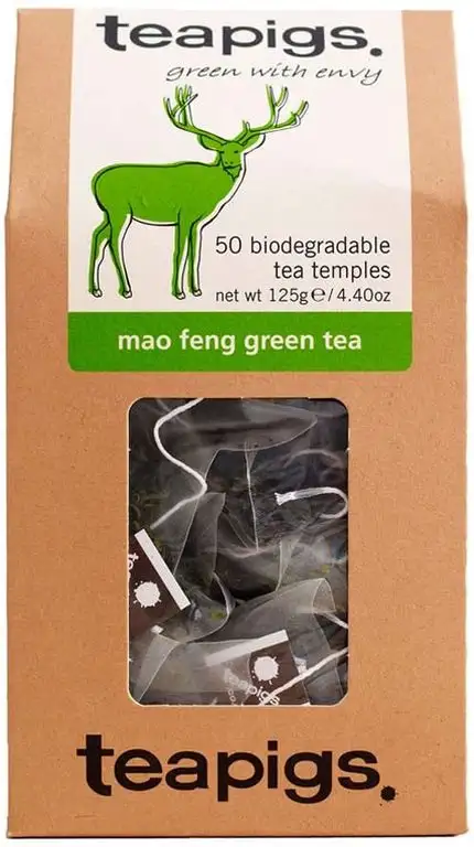 TEAPIGS Mao Feng Green Tea 125 g (Pack of 1, Total 50 Tea Bags)