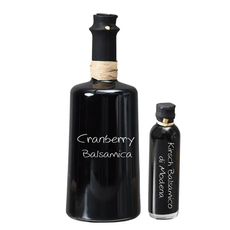 Wajos Cranberry Crema Balsamico 3 % Säure 0,5l I Sparset mit Oliv & Co. Kirsch Balsamico di Modena 40ml