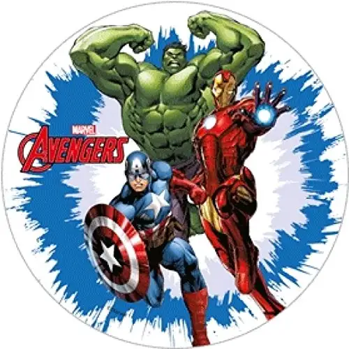 Aufleger Ø 21 cm - Avengers Nr.4 - Oblate/Wafer/Esspapier