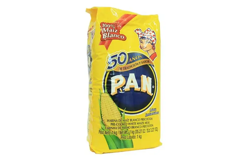 PAN Mehl vorgekochtes weisses Maismehl 1kg