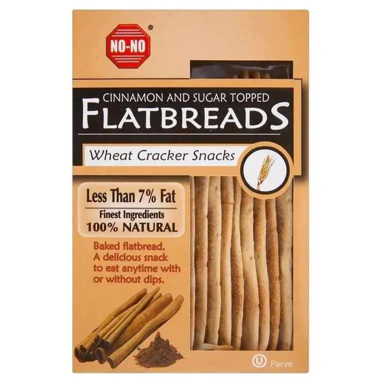 No-No Fat Free Zimt-Zucker Gekrönt Flache Brote (130G)