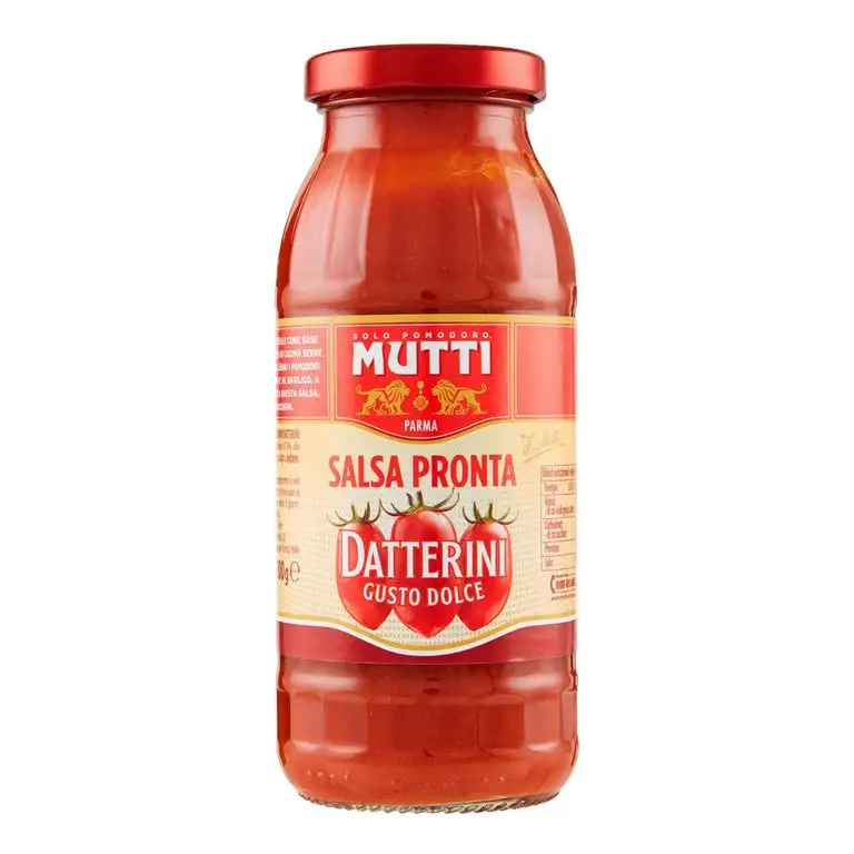 12x Mutti Salsa Pronta Pomodoro Datterini Tomatensauce 100% Italienisch 300g