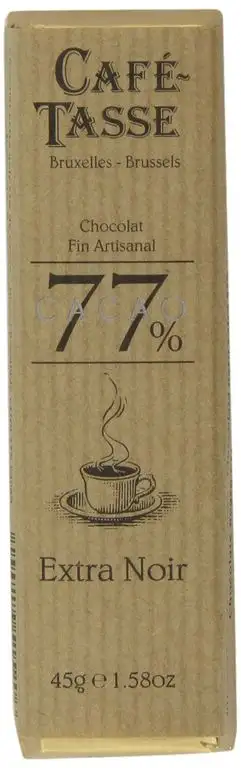 Caf Tasse Extra Dunkle 77% Schokolade 45g, 5er Pack (5 x 45 g)