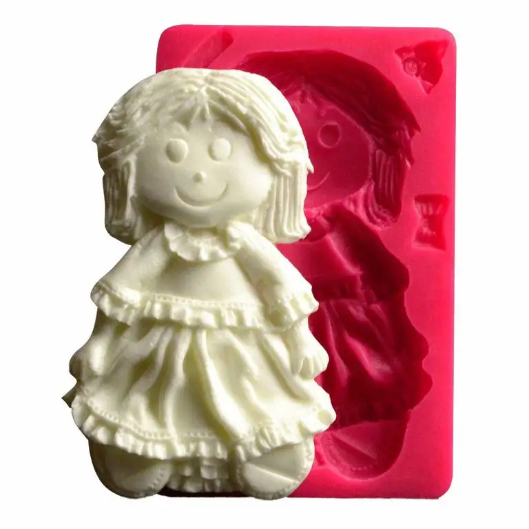 3D Mädchen Silikonform