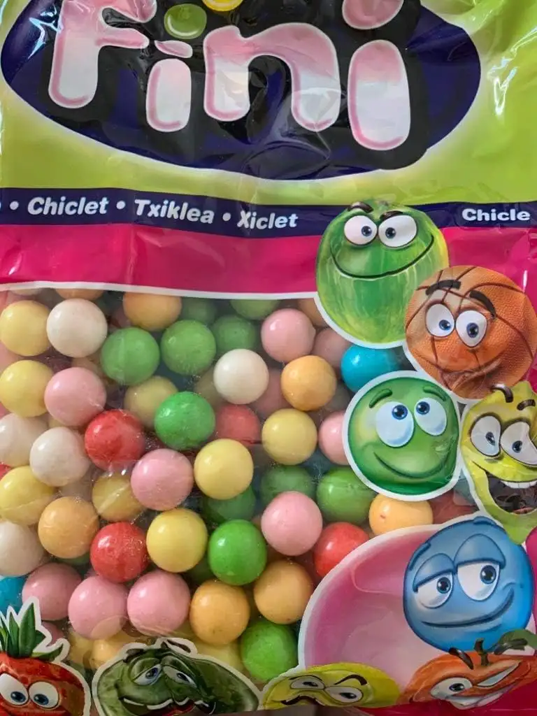 nachfüllpack gum ball Maschinen Fini Kaugummi bunt glänzend