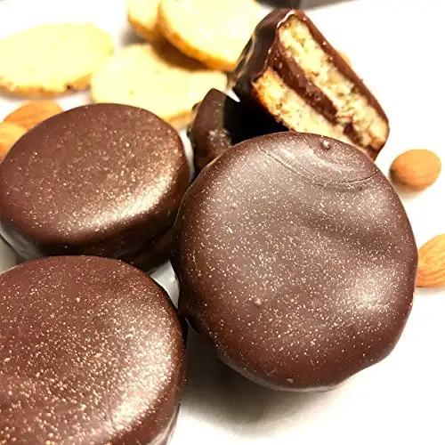 Eat to Fit True Love zuckerfreie Mandeln Kekse - Box 12er. Dulce de Leche - Schokolade Nougat - Diabetiker Schokoladen