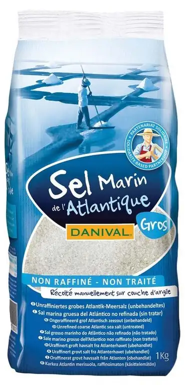 Danival Grobes Salz aus dem Atlantik (1 x 1000 gr)
