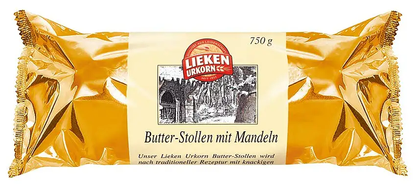 Lieken - Butter Mandelstollen Alu - 750g