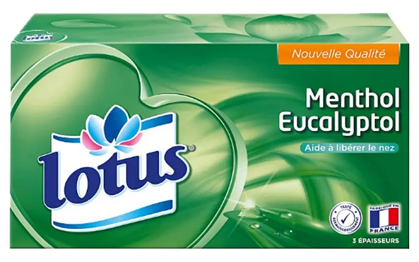 Lotus Menthol Eucalyptol 80 taschentücher (los 3)