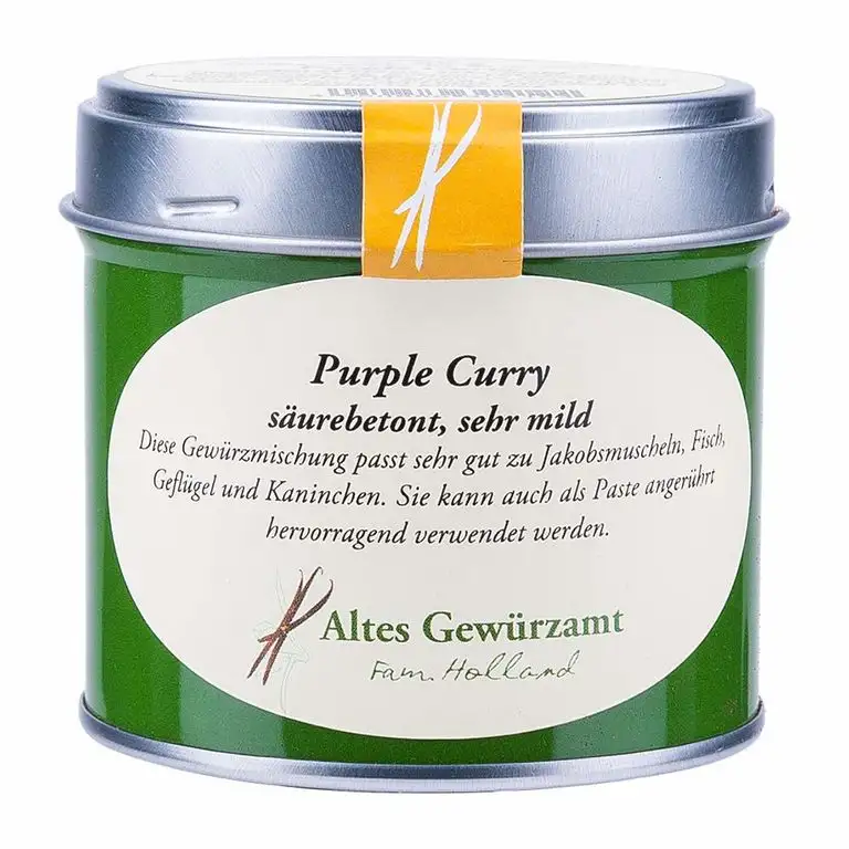 Curry-Pulver" Purple", fruchtig-aromatisch, Altes Gewürzamt, 85 g
