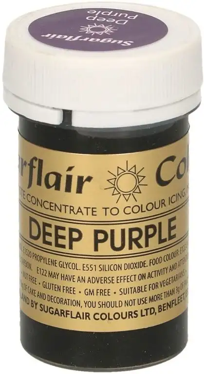Sugarflair Gelfarbe Spectral Deep Purple - 25g