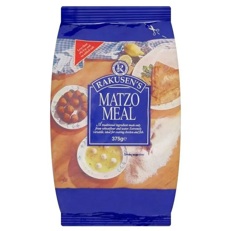 Rakusen-Medium Matzo Mahlzeit (375g) - Packung mit 2