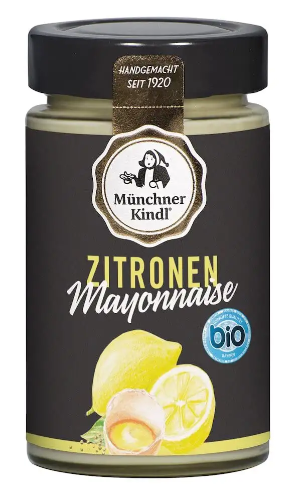 Münchner Kindl Senf Bio Zitronen Mayonnaise (2 x 200 ml)