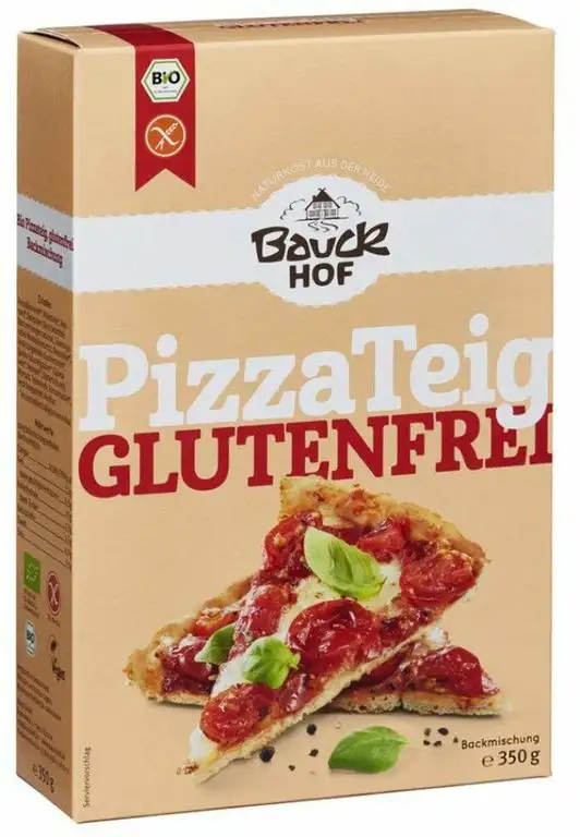 Bauckhof Bio Bauck Pizza Teig, glutenfrei (6 x 350 gr)