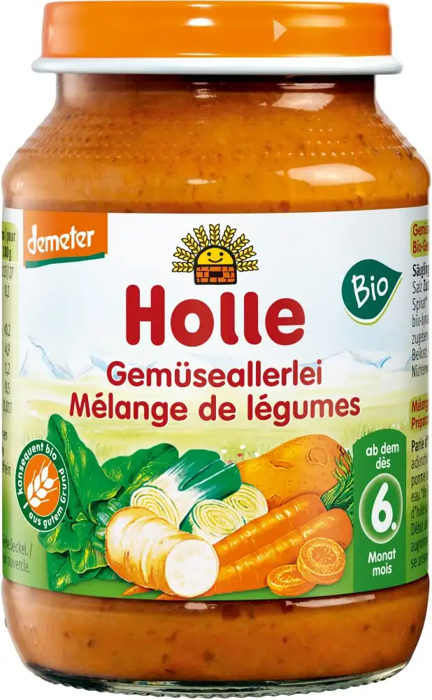 Holle Bio Gemüseallerlei (6 x 190 gr)